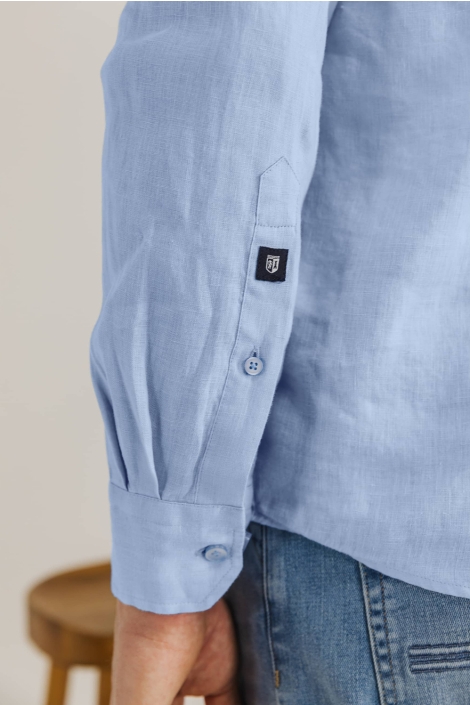 State of Art shirt ls plain linen
